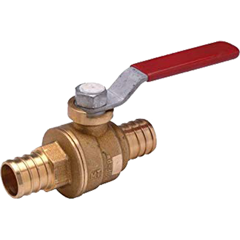 PEX B BRASS BALL VALVE CRIMP